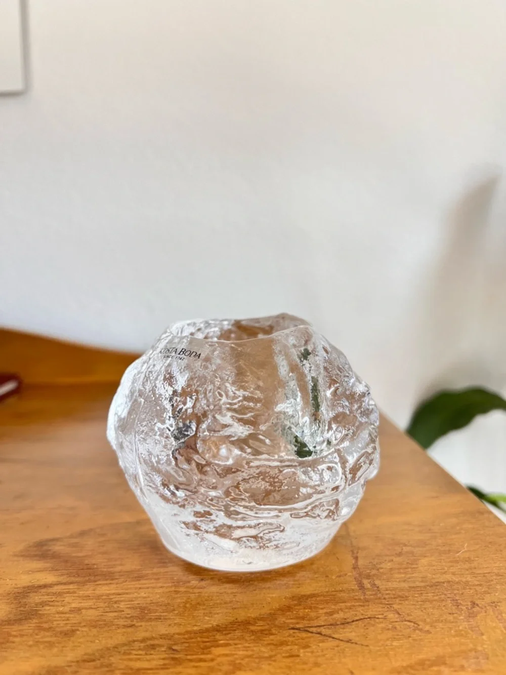 Kosta Boda Snowball Crystal Votive Candle Holder‎ 3